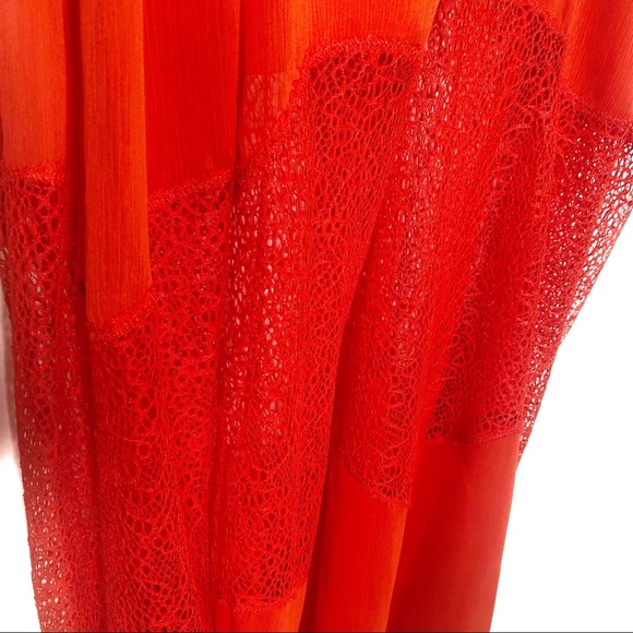 Amazing Coral Bisou Bisou Dress Flowy - Picture 5 of 7